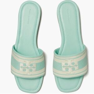 Double T Jacquard Slide Sandal